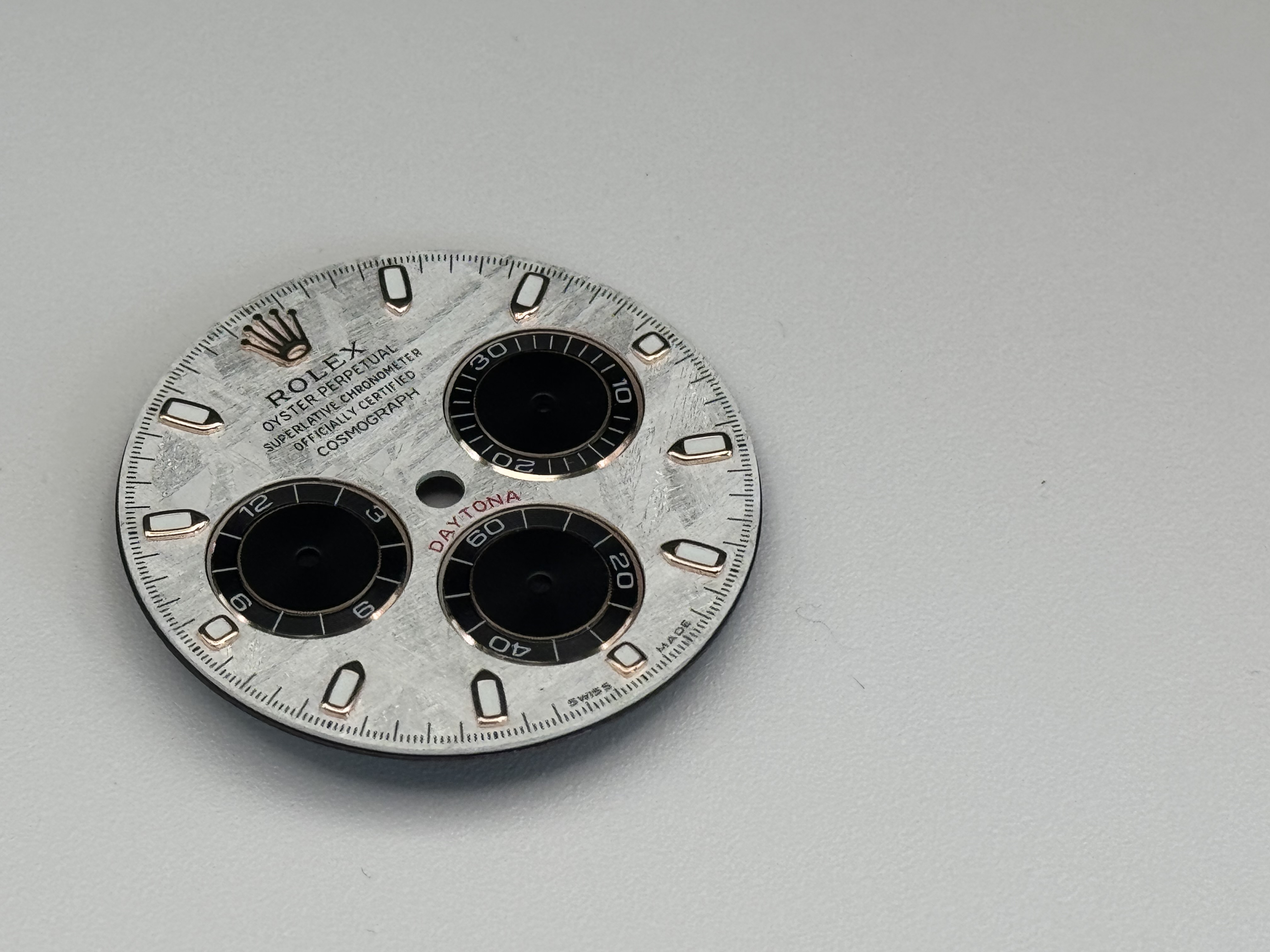 Rolex Daytona Meteorite Dial - Genuine Gibeon Meteorite, 18K Everose Gold Markers (4130) - Image 3