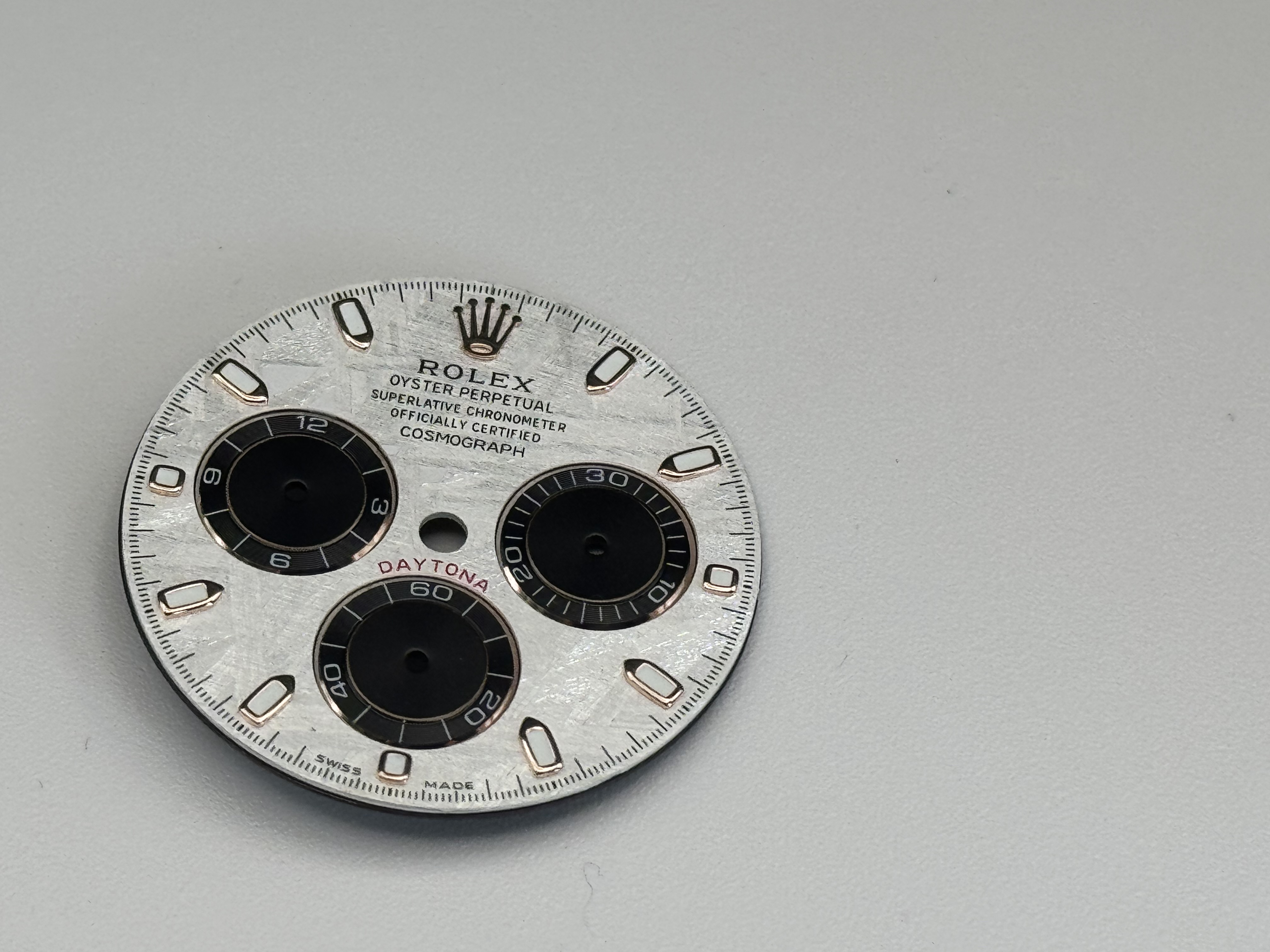 Rolex Daytona Meteorite Dial - Genuine Gibeon Meteorite, 18K Everose Gold Markers (4130) - Image 4