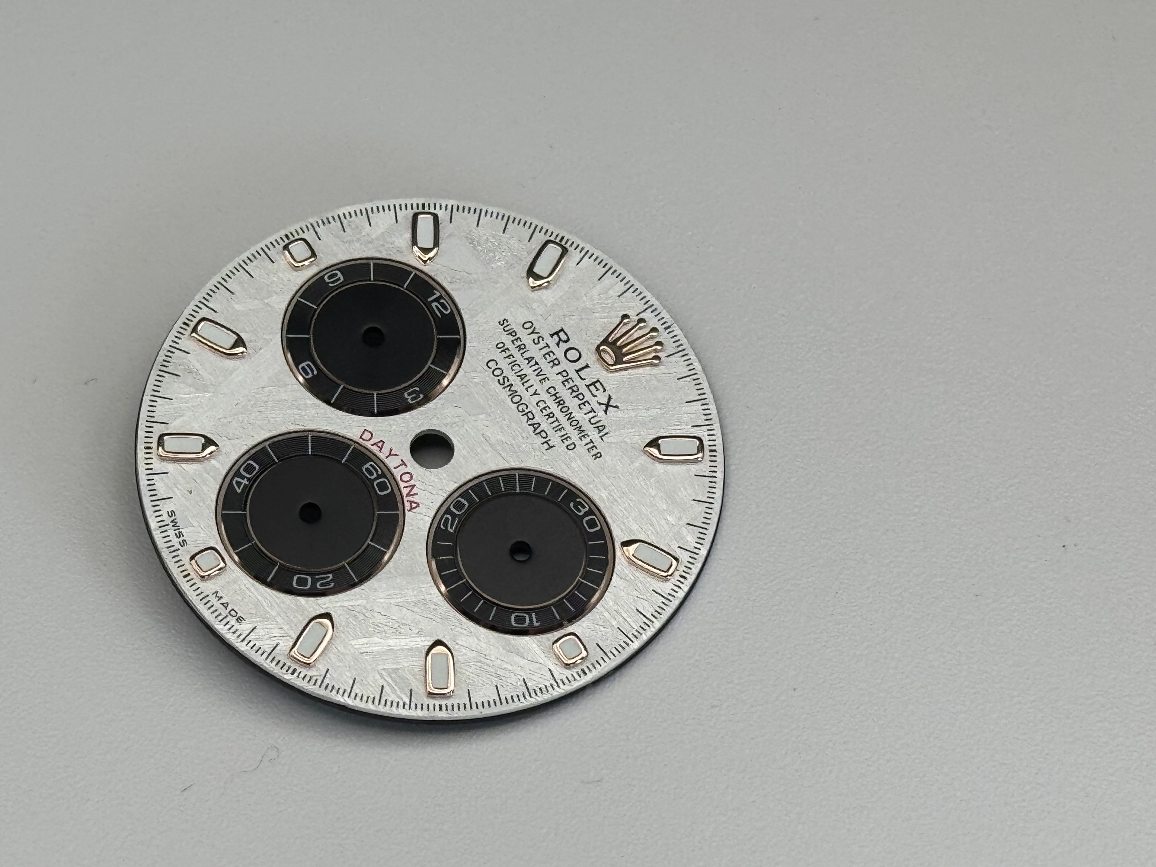 Rolex Daytona Meteorite Dial - Genuine Gibeon Meteorite, 18K Everose Gold Markers (4130) - Image 5