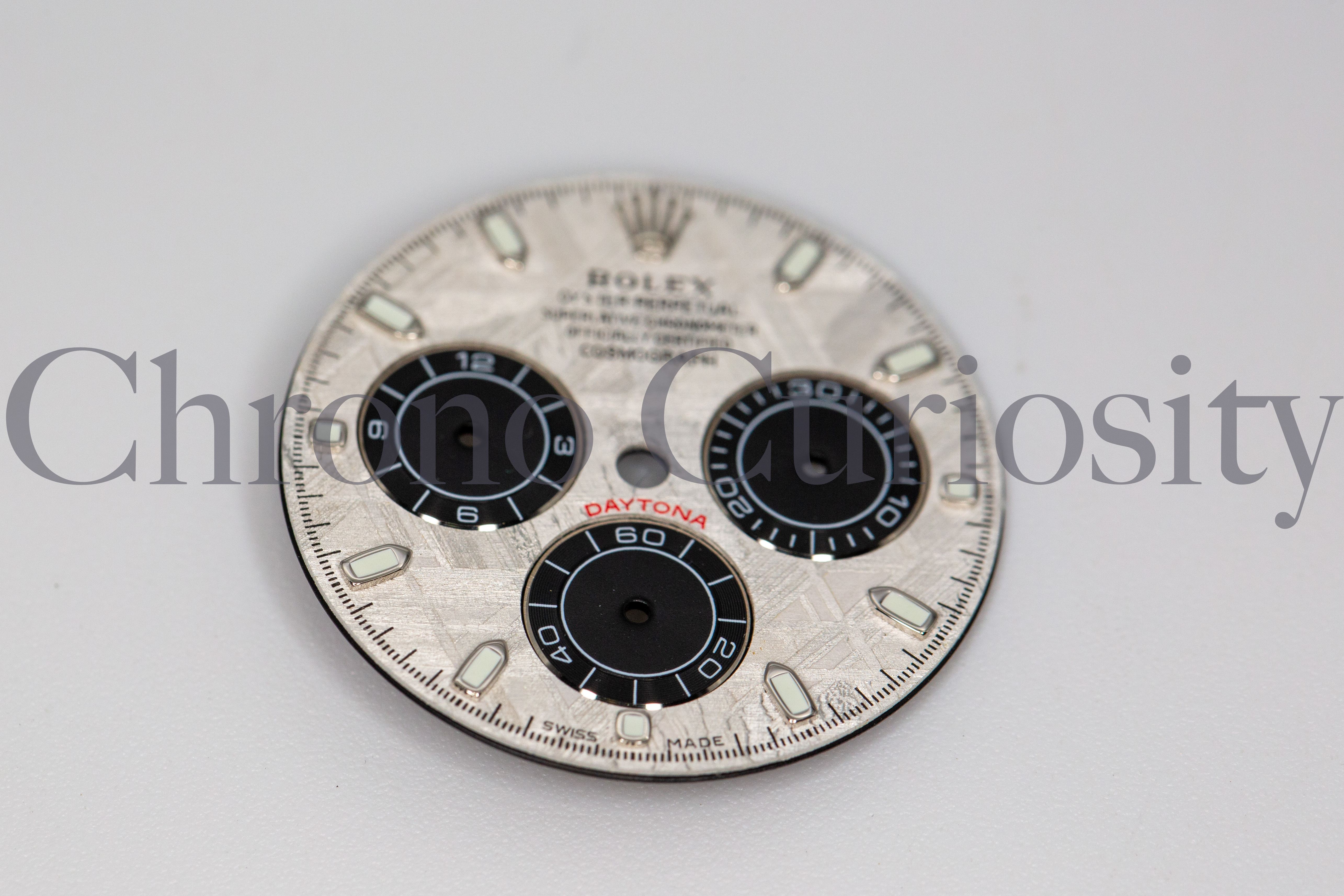 Rolex Daytona Meteorite Dial - Genuine Gibeon Meteorite, 18K White Gold Markers (4130)