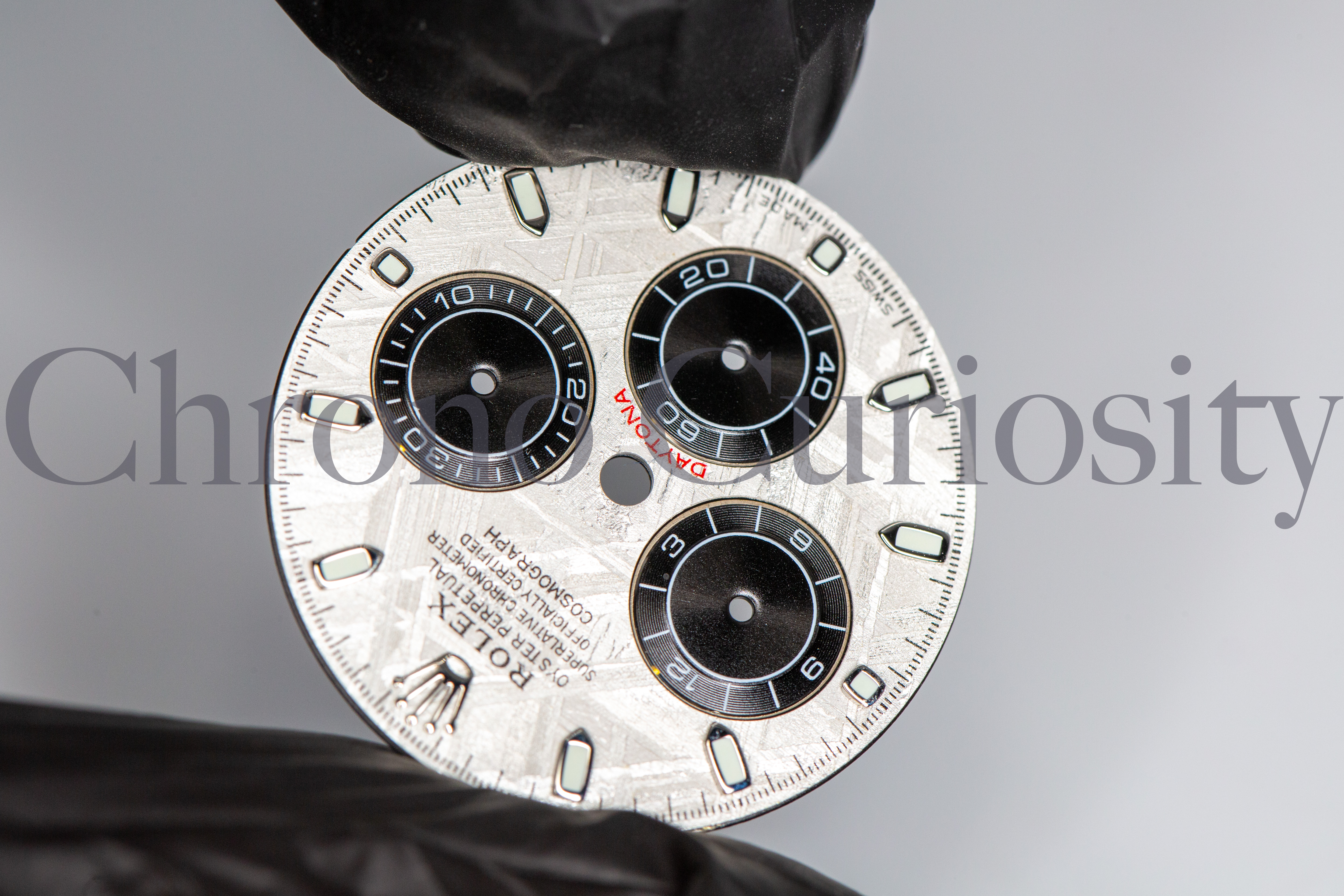 Rolex Daytona Meteorite Dial - Genuine Gibeon Meteorite, 18K White Gold Markers (4130) - Image 3