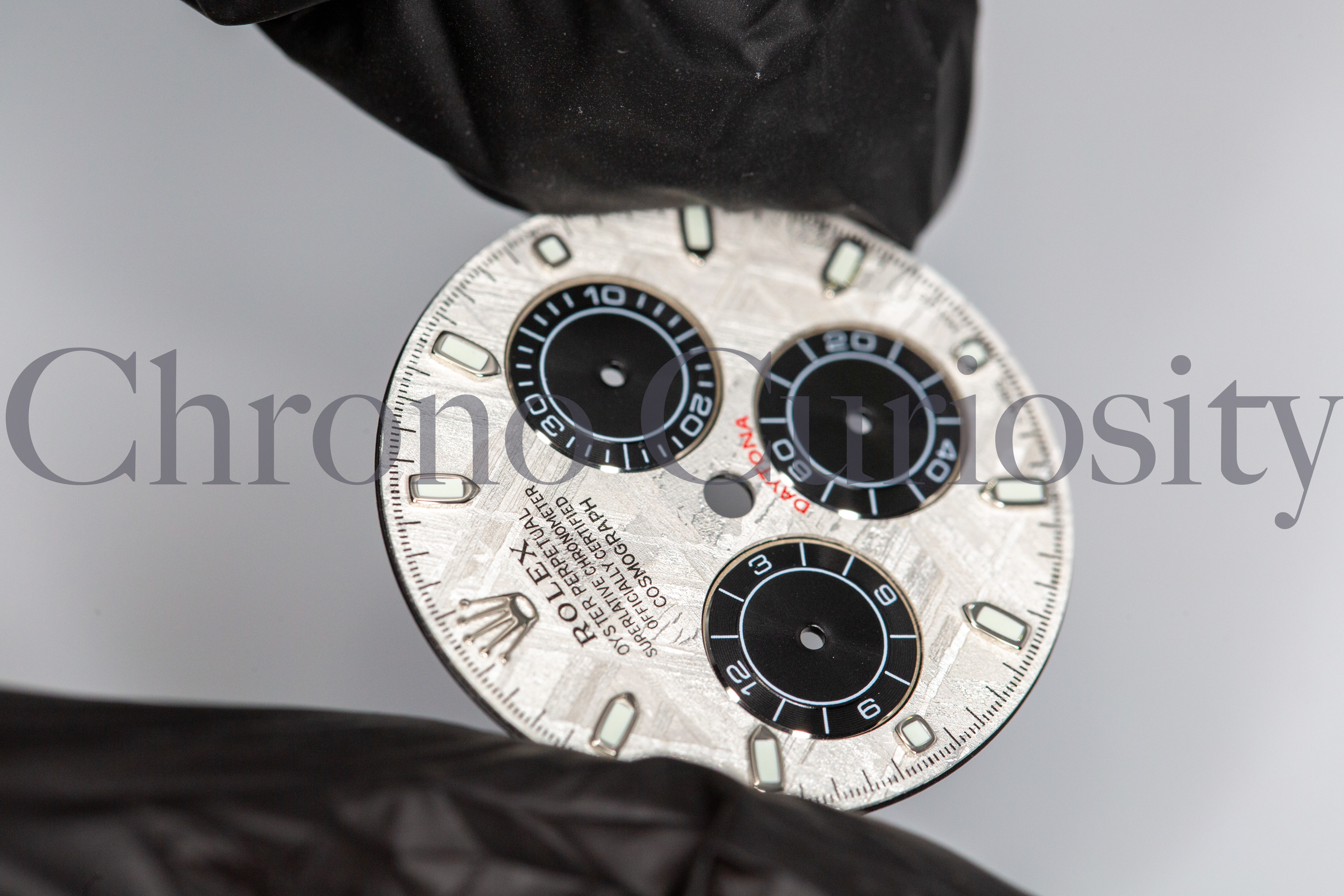 Rolex Daytona Meteorite Dial - Genuine Gibeon Meteorite, 18K White Gold Markers (4130) - Image 4