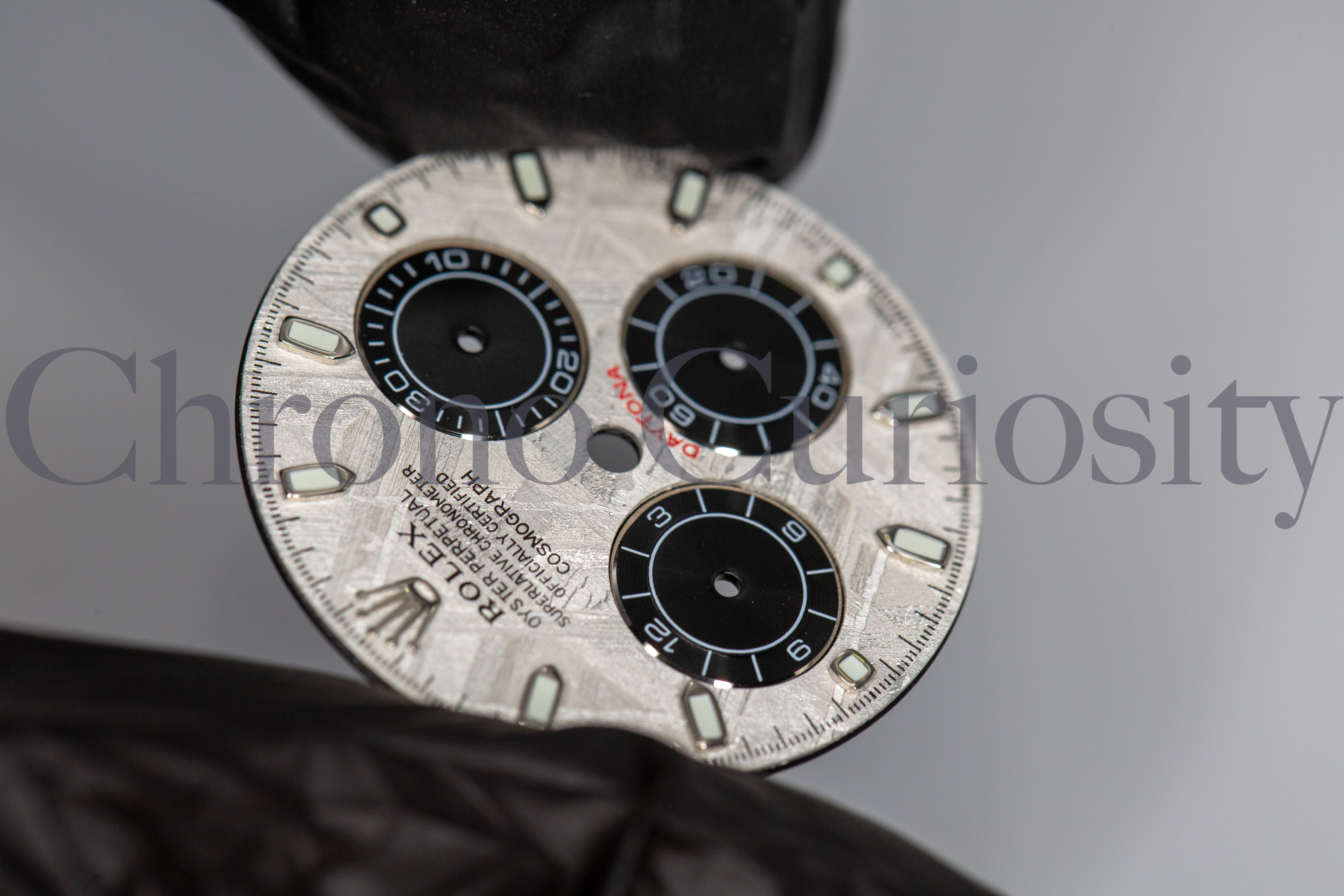 Rolex Daytona Meteorite Dial - Genuine Gibeon Meteorite, 18K White Gold Markers (4130) - Image 5