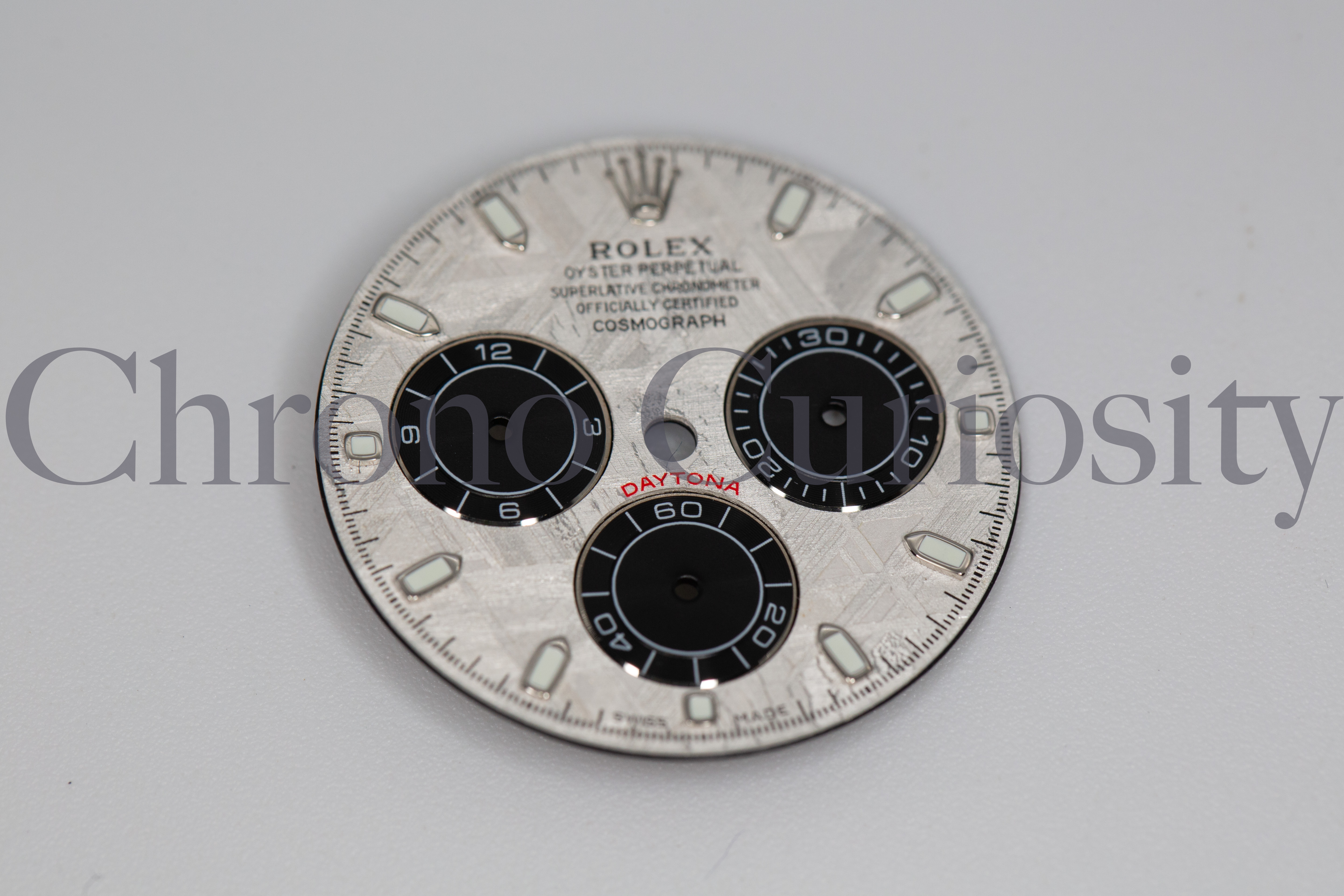 Rolex Daytona Meteorite Dial - Genuine Gibeon Meteorite, 18K White Gold Markers (4130) - Image 7