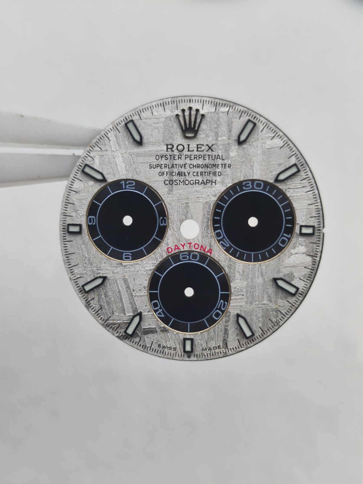 Rolex Daytona Meteorite Dial - Genuine Gibeon Meteorite, 18K White Gold Markers