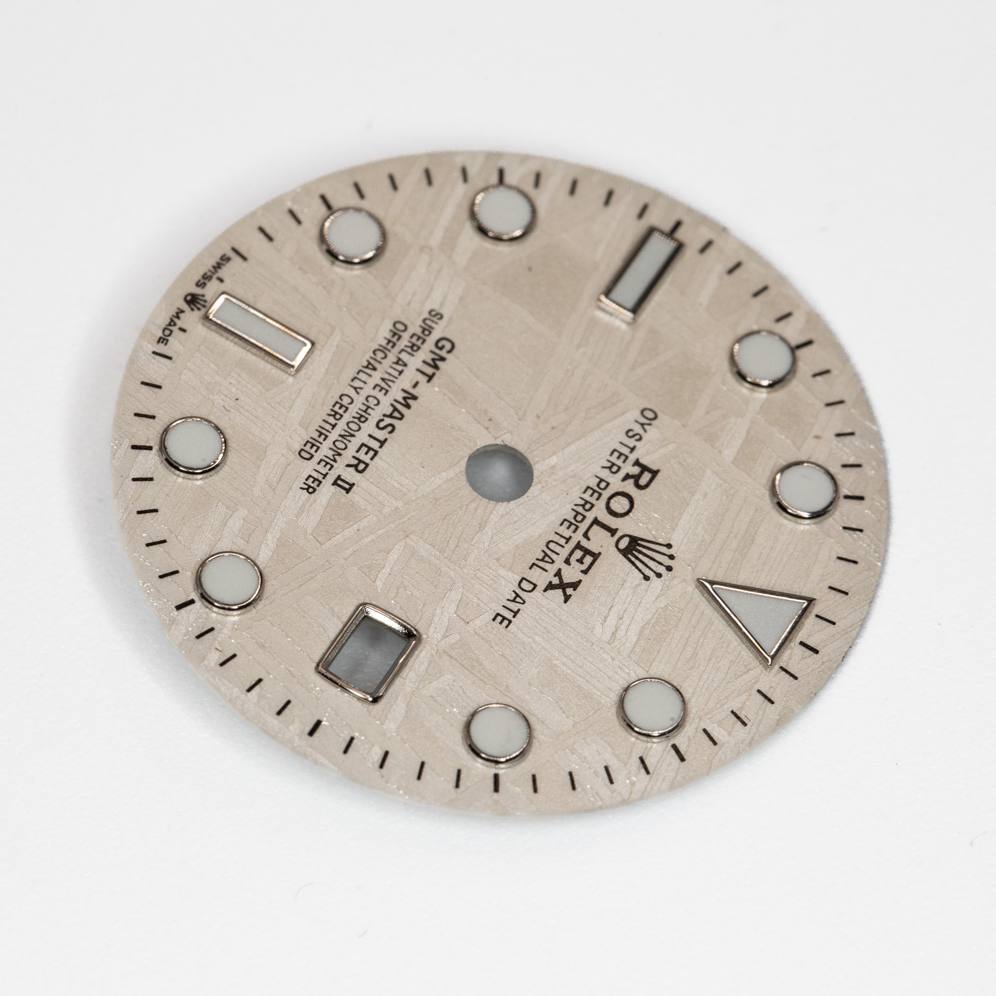 Rolex GMT-Master II Meteorite Dial - Natural Space Rock, White Gold Markers, Blue Chromalight - Image 4